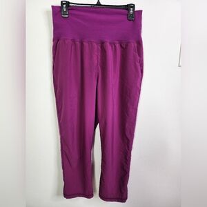 Lululemon Tranquil Crop, Regal Plum, Size 10 (Large)